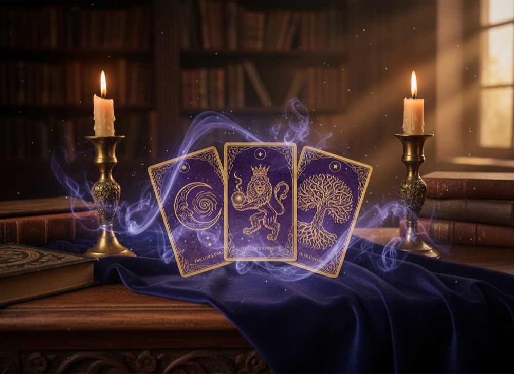 Cartas de Tarot douradas
